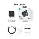 Joyroom GaN Quad Port Fast Charger USB-C Cable - USB-C 240W 1.2m - JR-TCG05EU - Black