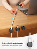 Joyroom JR-ZS368 magnetic cable organizer, Magnetic clip, easy to use, easy to conceal - White