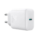 Joyroom PD30W Fast Charger - Charger Supports PD - QC3.0 Protocols - White