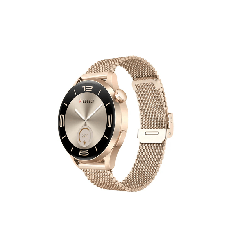 Kieslect Lora Reno 3 Smart Watch (Dual Strap) - Gold