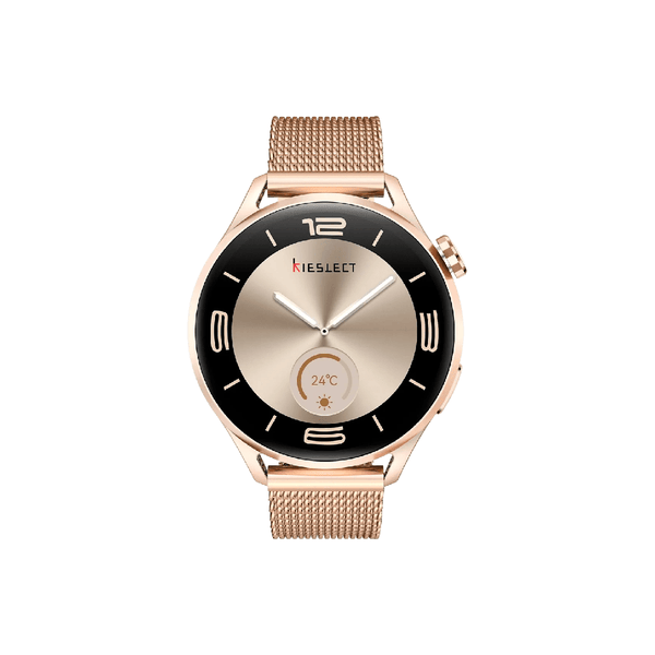 Kieslect Lora Reno 3 Smart Watch (Dual Strap) - Gold