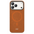 Lanex For iPhone 17 Pro Max 6.9" Protective Creative Magnetic Phone Case - Orange/Brown