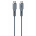 Lanex LS40CC 65W Type-C to Type-C Silicone Cable Charging and Transmission - Gray
