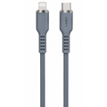 Lanex LS40CL 30W Type-C to Lightning Silicone Cable Charging and Transmission - Gray