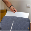 Lanex LA13 13-14 inches Silicone Edging Lliner Bag For Macbook - Gray