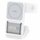 Lanex LW16 Digital 3 in 1 Wireless Charger - White