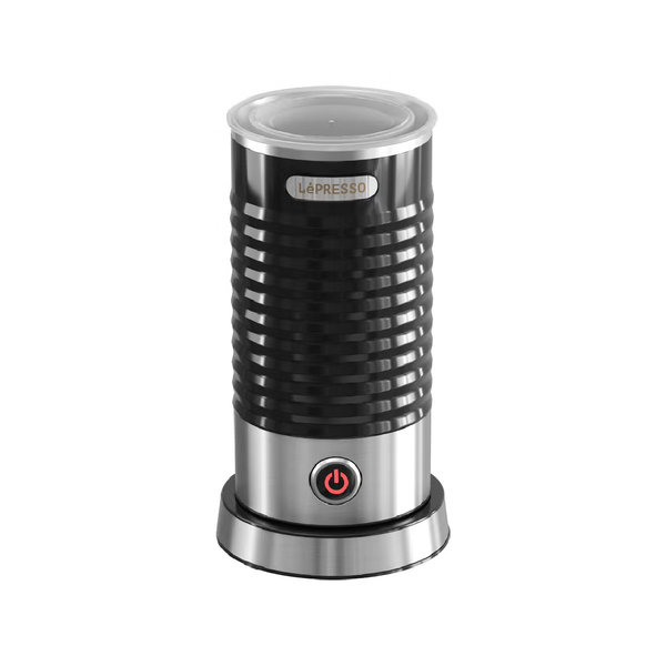 LePresso Hot & Cold Milk Frother 200mL – Black/Silver