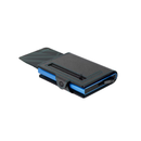 Levelo Cache Genuine Leather Wallet - Black