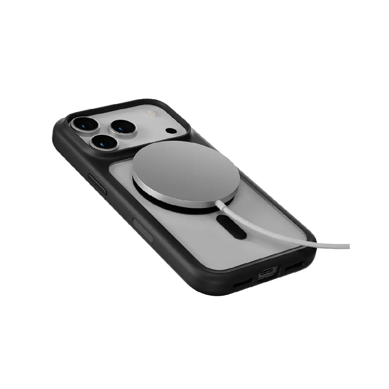 Levelo Case For iPhone 17 Pro, Solo MagSafe Matte Case - Black