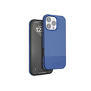 Levelo Cuir For iPhone 16 Pro Max Two Tone Leather Case  - Blue