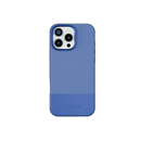 Levelo Cuir For iPhone 16 Pro Max Two Tone Leather Case  - Blue