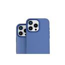 Levelo Cuir For iPhone 16 Pro Max Two Tone Leather Case  - Blue