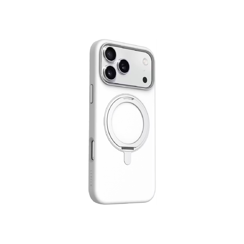 Levelo Iris Pro Case For iPhone 17 Pro Max - Silver