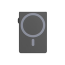 ليفيللو لوسو ماجسيف حامل بطاقات من جلد سافيانو - أسود