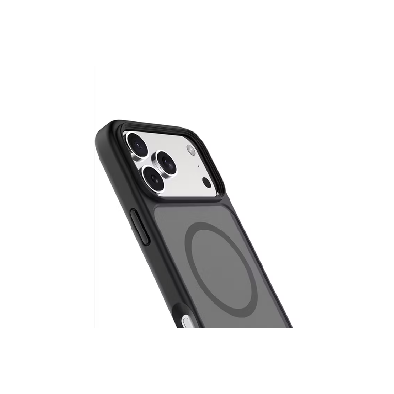 Levelo Matteo For iPhone 17 Pro Max Hybrid Kickstand Case - Black