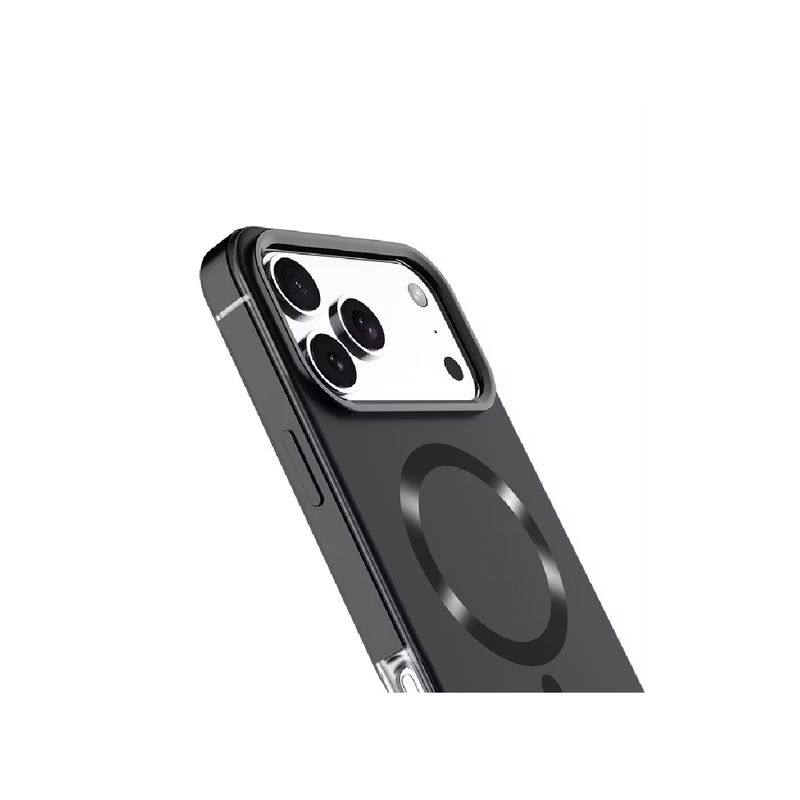 Levelo Opulis For iPhone 17 Pro Max MagSafe Frosted Case Liquid Silicone Comfort - Black
