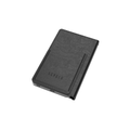 Levelo Portable 5000mAh Powerbank With Built-In Booktype Card Holder Magnetic - Black