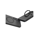 ليفيللو  جراب سامسونج جلاكسي S25 بلس فيا مات مع حامل حلقة - أسود