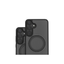 ليفيللو  جراب سامسونج جلاكسي S25 بلس فيا مات مع حامل حلقة - أسود