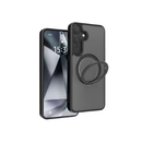 ليفيللو  جراب سامسونج جلاكسي S25 بلس فيا مات مع حامل حلقة - أسود