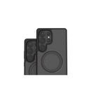 ليفيللو جراب سامسونج جلاكسي 25 ألترا فيا مات مع حامل حلقة - أسود 