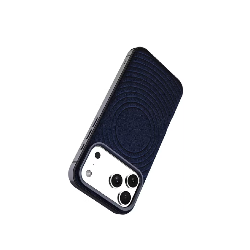 Levelo Case For iPhone 17 Pro Spirale PU Leather