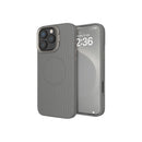Levelo Livia TPU Silicone Case For iPhone 16 Pro Max, Impact Resistant Corners - Grey
