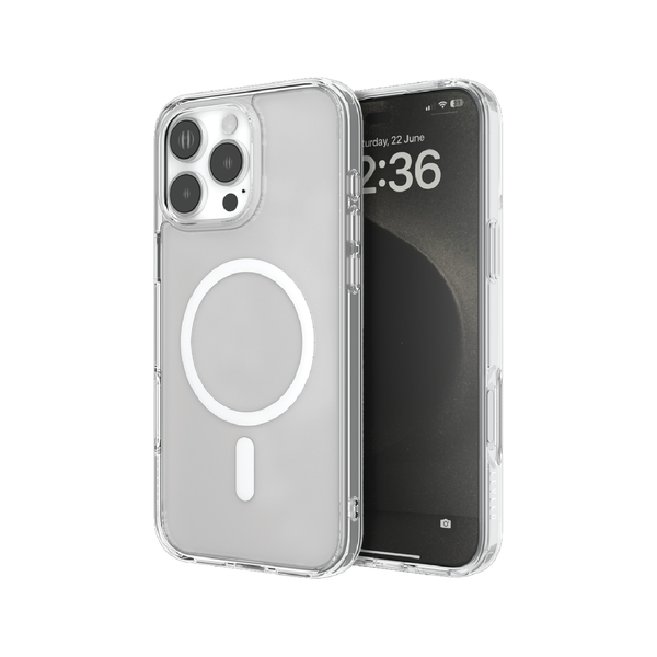 Levelo MagSafe Clara Case for iPhone 16 Pro, Clear View Technology - Clear