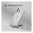 ليفيلو ماج سيف كلارا الشفاف جراب لهاتف ايفون 16 برو ماكس - شفاف