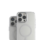 Levelo MagSafe Compatible Allure PC Hard  Case For Iphone 16 Pro, Ultra-Thin Design, Metal Camera Ring - Clear