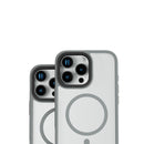 Levelo MagSafe Solo Case For Iphone 16 Pro, Clear View Technology, 3H Scratch Resistance - Grey/Clear