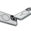 Levelo MagSafe Solo Case For Iphone 16 Pro, Clear View Technology, 3H Scratch Resistance - Grey/Clear