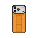 Levelo Morphix Cuero Gripstand Case For Iphone 17 Pro - Sunrise Orange