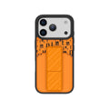 Levelo Morphix for iPhone 17 Pro Max Gripstand Case With Cardholder -Orange