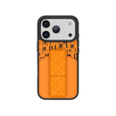 Levelo Morphix for iPhone 17 Pro Max Gripstand Case With Cardholder -Orange