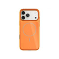 Levelo Opulis For iPhone 17 Pro Max MagSafe Frosted Case Liquid Silicone Comfort - Orange