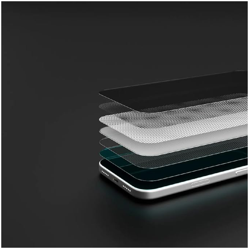 ليفيللو حماية شاشة لأيفون 17 برو ماكس  ألترا فيجن 3D AR 9H - أسود