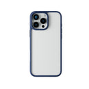 Levelo Solo Case For Iphone 16 Pro Max, Impact Resistant Corners - Blue/Clear