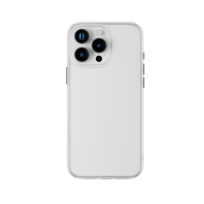 Levelo Solo Case For Iphone 16 Pro Max, Impact Resistant Corners, Clearview Technology - White/Clear