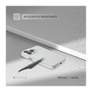 Levelo Solo Case For iPhone 16 Pro - White\Clear