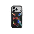 Levelo Vallo PU Leather Case for iPhone 17 Pro Max -Black
