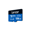 Lexar 128GB High-Performance 633x microSDHC/ microSDXC UHS-I Card Series - Blue