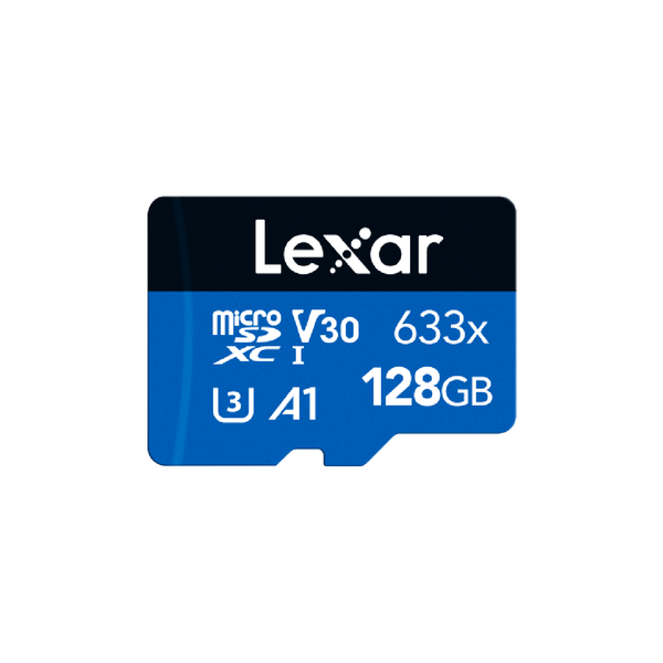 Lexar 128GB High-Performance 633x microSDHC/ microSDXC UHS-I Card Series - Blue