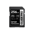 Lexar 256GB Professional SILVER PRO SDXC UHS-II Card - Black