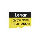 Lexar 256G Professional microSDXC UHS-II Card - Gold