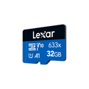 Lexar 32GB High-Performance 633x microSDHC™/ microSDXC™ UHS-I Card Series - Blue