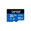 Lexar 32GB High-Performance 633x microSDHC™/ microSDXC™ UHS-I Card Series - Blue