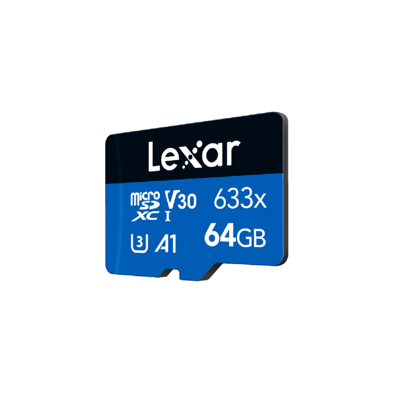 Lexar 64GB High-Performance 633x microSDHC/ microSDXC UHS-I Card Series - Blue