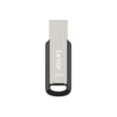ليكسر M400 وحدة تخزين بيانات USB, سعة 128 جيجابايت - فضي 