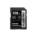 Lexar 128GB Professional SILVER PRO SDXC UHS-II Card - Black